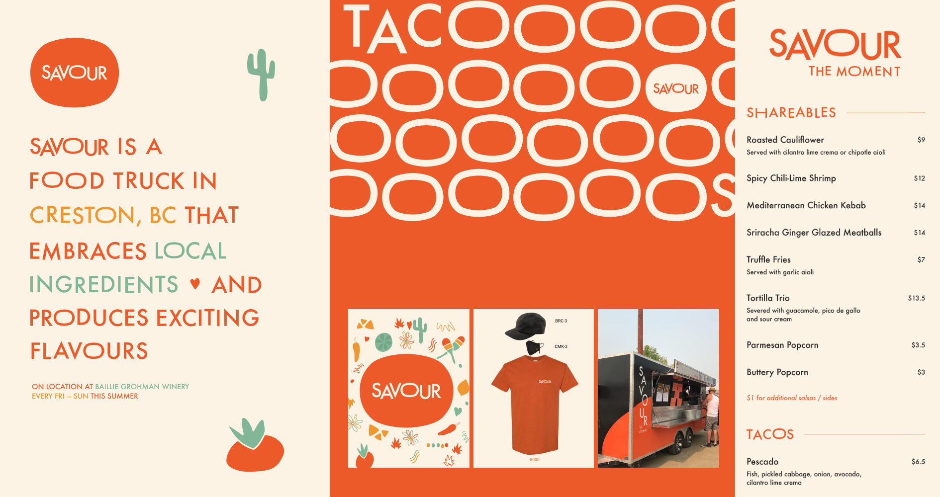 Savour Food Truck Branding